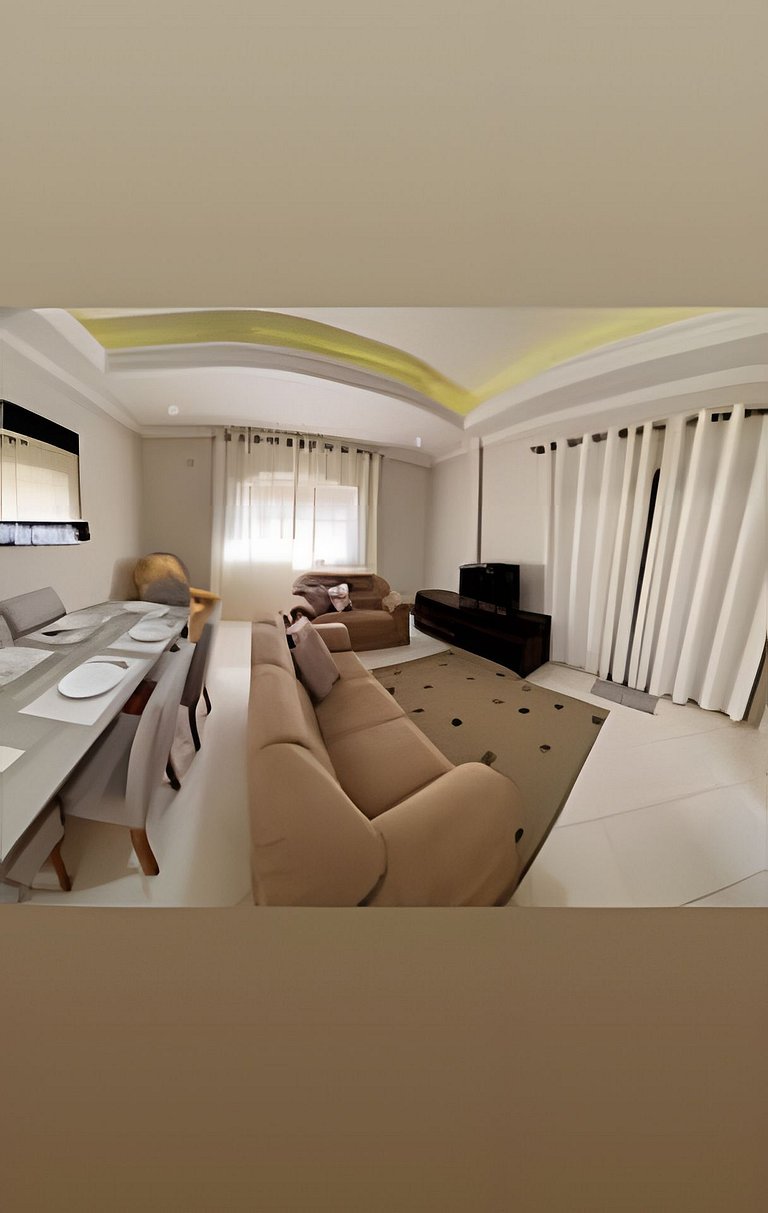 apto térreo a pé ao santuário 3 qts ar e garagem