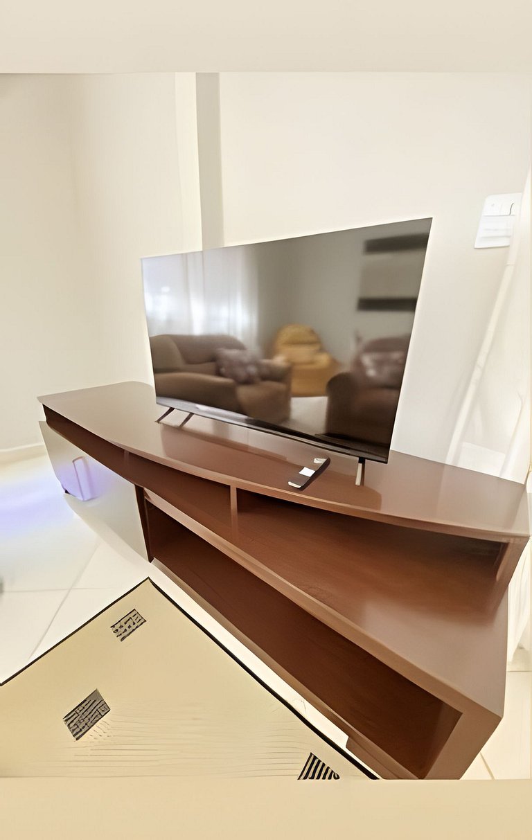 apto térreo a pé ao santuário 3 qts ar e garagem