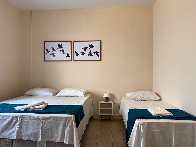 Casa ampla com 3 quartos e ar-cond